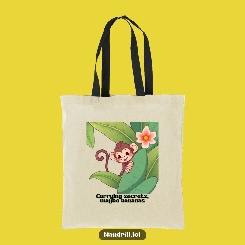 Funny Monkey Tote Bag: Carry Your Jungle Mischief in Style - Perfect Gift!